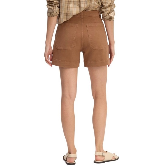 Everlane Utility Short Carob Brown Organic Cotton Twill Sz 2 / 27 - Picture 12 of 13